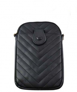 Fashion Mini Crossbody Bag Cell Phone Purse LM747V BLACK